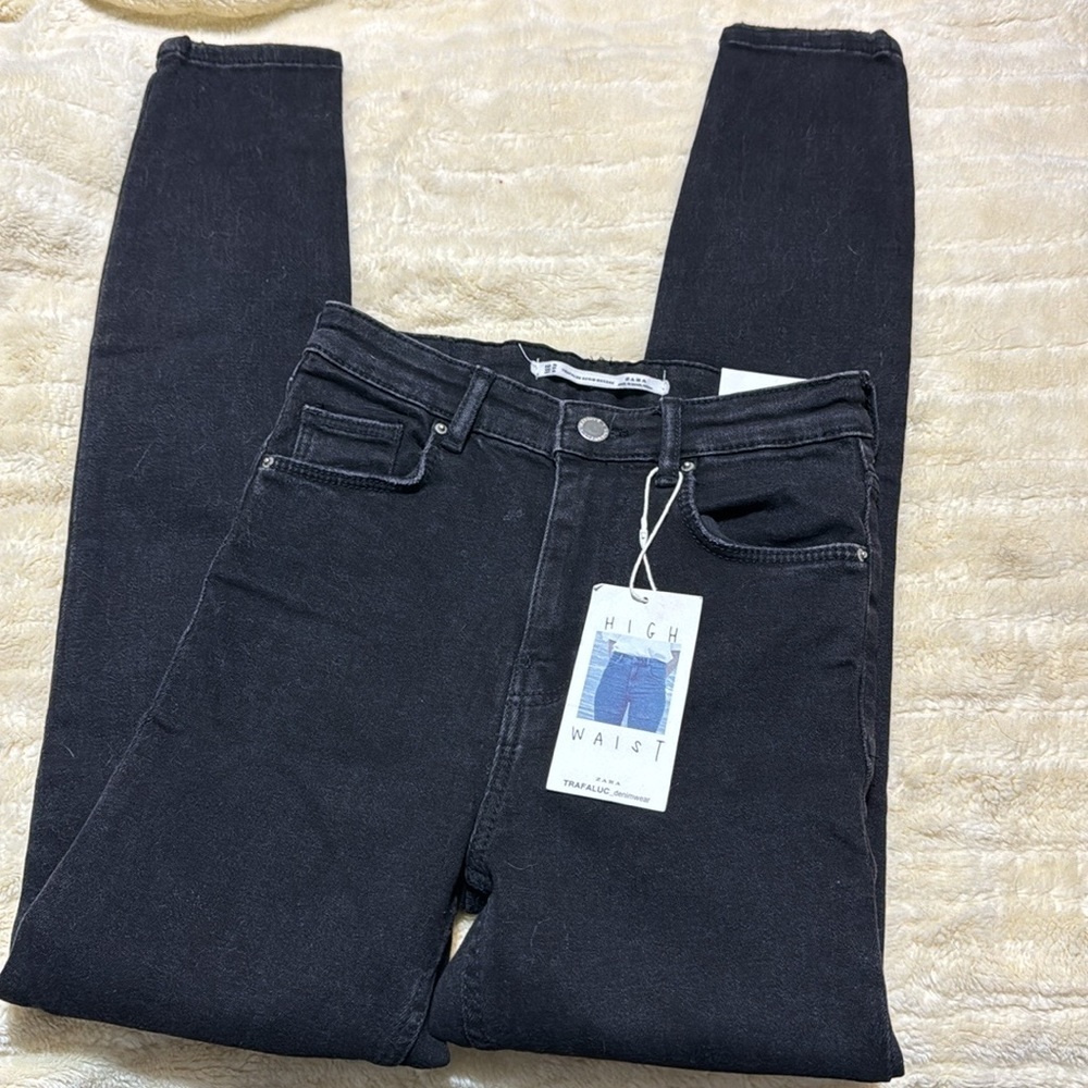Zara high waisted skinny jeans